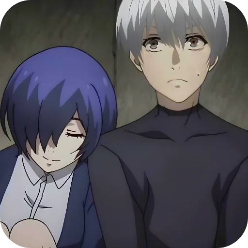 ❤ Стикер «Kaneki Touka» для Telegram