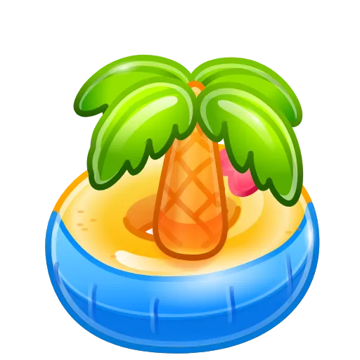 🎈 Эмодзи «Pool Float - Эмодзи из новых тг подарков» для Telegram