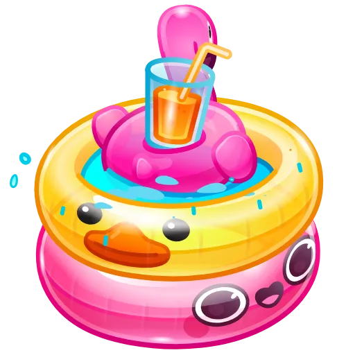 🎈 Эмодзи «Pool Float - Эмодзи из новых тг подарков» для Telegram