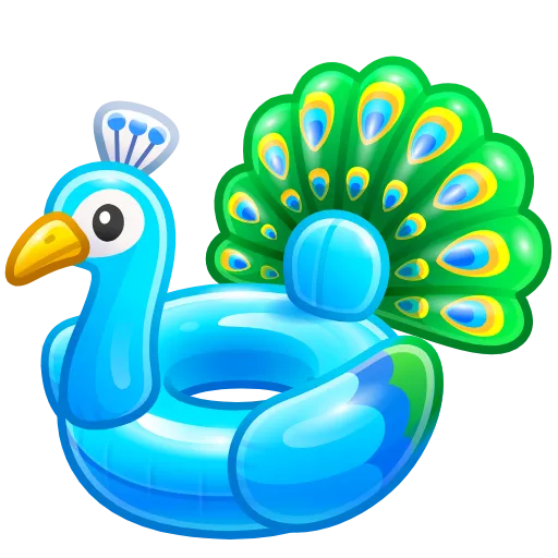 🎈 Эмодзи «Pool Float - Эмодзи из новых тг подарков» для Telegram