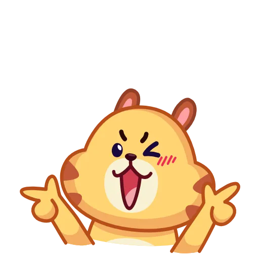 😘 Эмодзи «Tendy Tiger» для Telegram