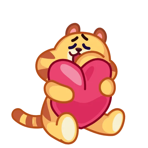 🥰 Эмодзи «Tendy Tiger» для Telegram