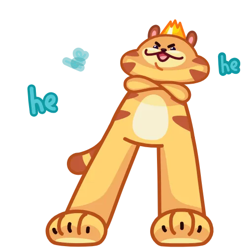 😏 Эмодзи «Tendy Tiger» для Telegram