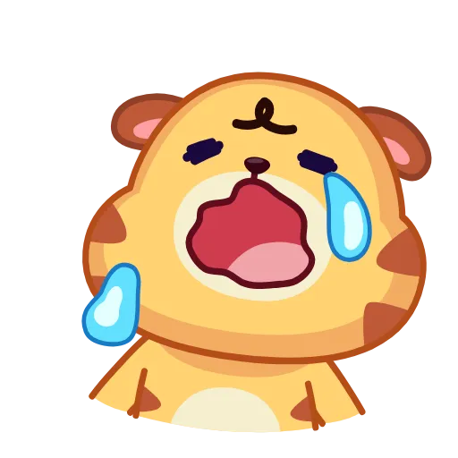 😢 Эмодзи «Tendy Tiger» для Telegram