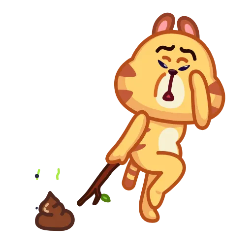 😖 Эмодзи «Tendy Tiger» для Telegram