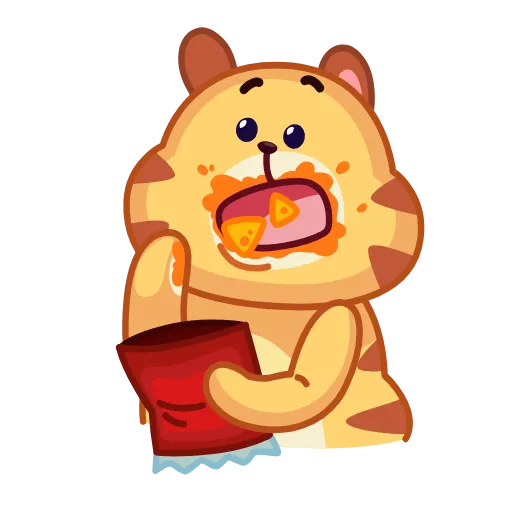 😋 Эмодзи «Tendy Tiger» для Telegram