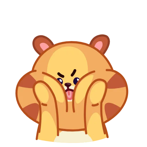 😝 Эмодзи «Tendy Tiger» для Telegram
