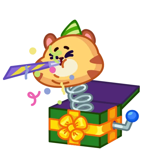 🥳 Эмодзи «Tendy Tiger» для Telegram