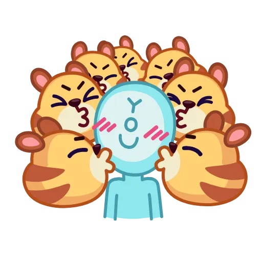 ❤️‍🔥 Эмодзи «Tendy Tiger» для Telegram