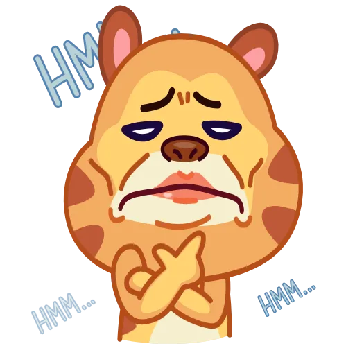 🧐 Эмодзи «Tendy Tiger» для Telegram
