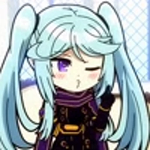 😉 Эмодзи «‍⬛ The Eminence In Shadow ChibiВосхождение в Тени Чиби» для Telegram
