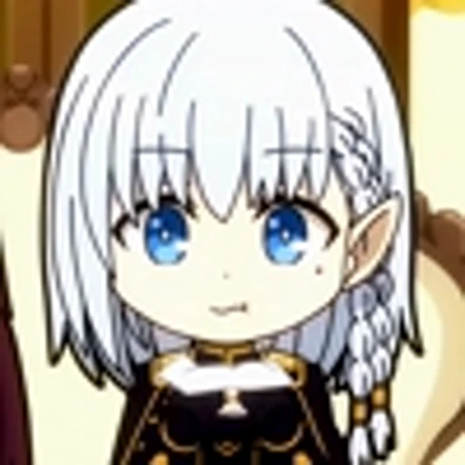 ☺️ Эмодзи «‍⬛ The Eminence In Shadow ChibiВосхождение в Тени Чиби» для Telegram