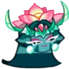 🤩 Эмодзи «⠀ ⠀⠀ ⠀Lotus Dragon» для Telegram