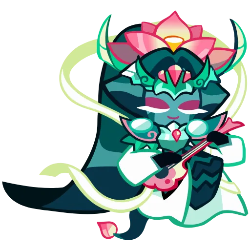 🤩 Эмодзи «⠀ ⠀⠀ ⠀Lotus Dragon» для Telegram