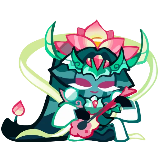 🤩 Эмодзи «⠀ ⠀⠀ ⠀Lotus Dragon» для Telegram