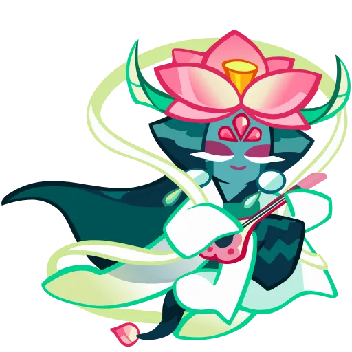 🤩 Эмодзи «⠀ ⠀⠀ ⠀Lotus Dragon» для Telegram