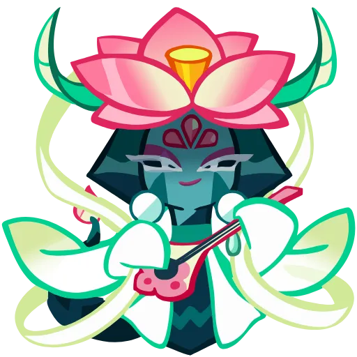 🤩 Эмодзи «⠀ ⠀⠀ ⠀Lotus Dragon» для Telegram