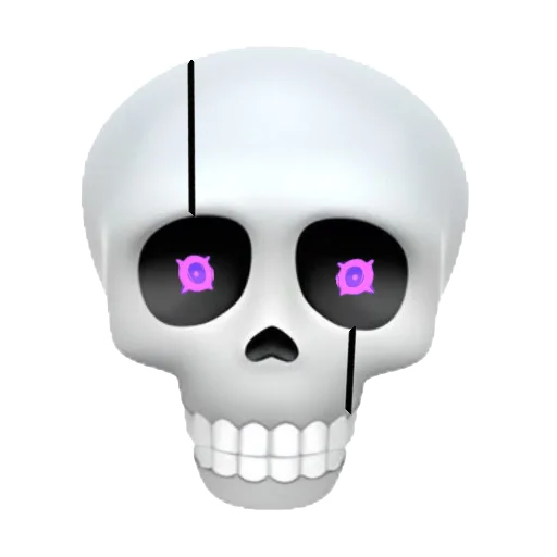 💀 Стикер «Черепки» для Telegram