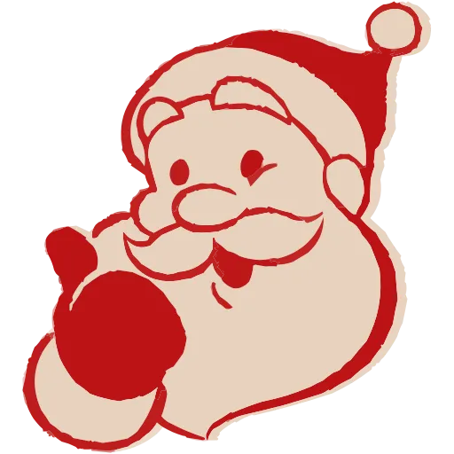 🤩 Эмодзи «Дедушка Мороз» для Telegram