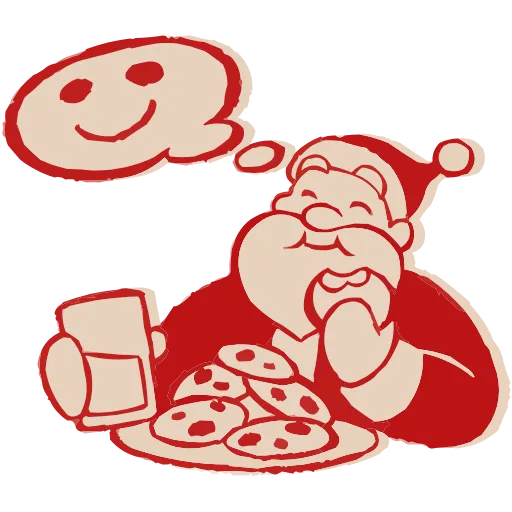 🤩 Эмодзи «Дедушка Мороз» для Telegram