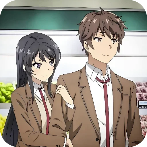 ☺ Стикер «Love anime» для Telegram