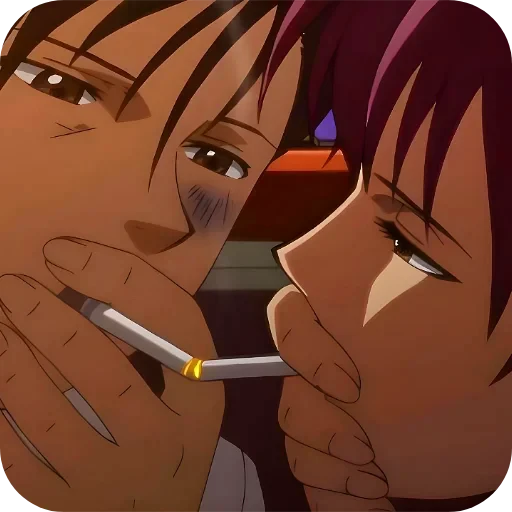 ❤ Стикер «Love anime» для Telegram