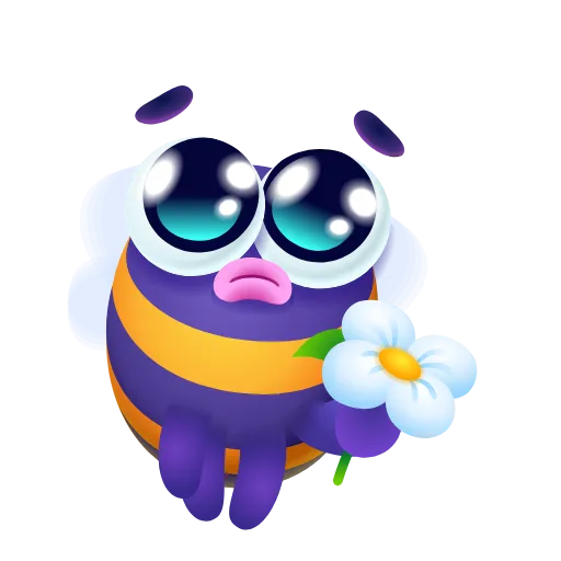🤩 Стикер «Шмель» для Telegram