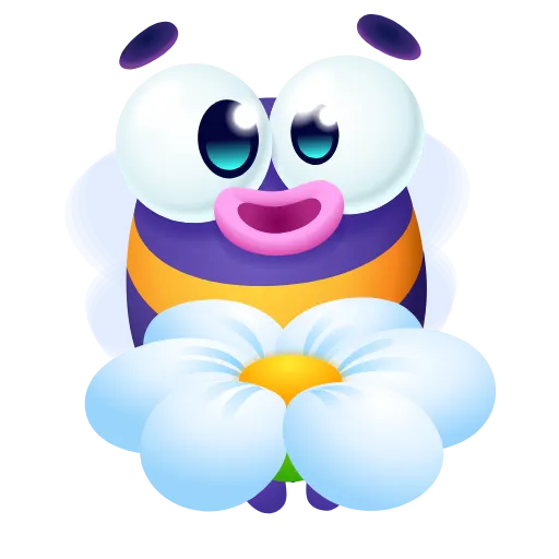 🤩 Стикер «Шмель» для Telegram