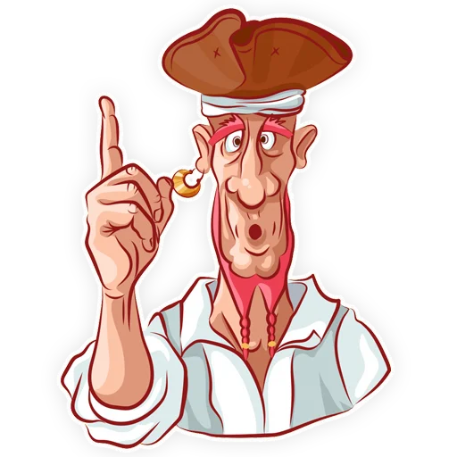 💡 Стикер «Пират» для Telegram