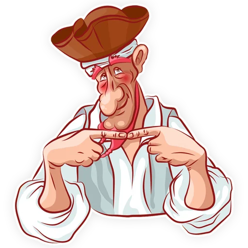 😏 Стикер «Пират» для Telegram