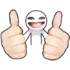 👍 Эмодзи «Стикерфейс» для Telegram