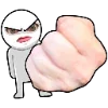 👊 Эмодзи «Стикерфейс» для Telegram