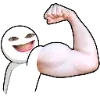 💪 Эмодзи «Стикерфейс» для Telegram
