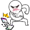 😡 Эмодзи «Стикерфейс» для Telegram