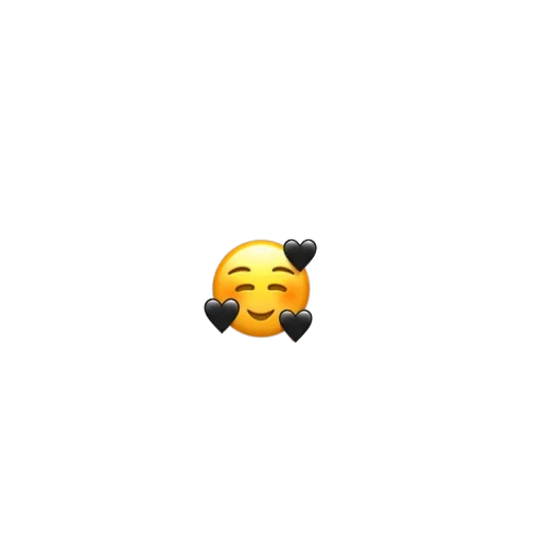 🥰 Стикер «Чёрные стикеры» для Telegram