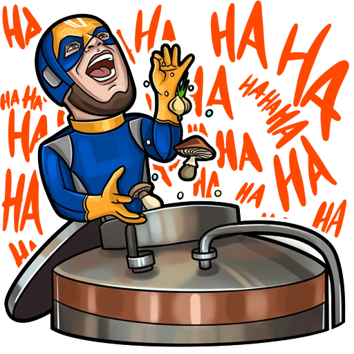 Стикерпак BEERMAN для Telegram — скачать