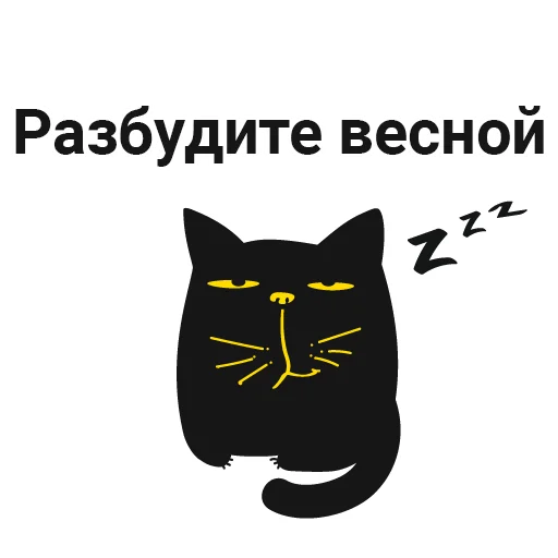 😴 Стикер «Кот Юмор FM» для Telegram
