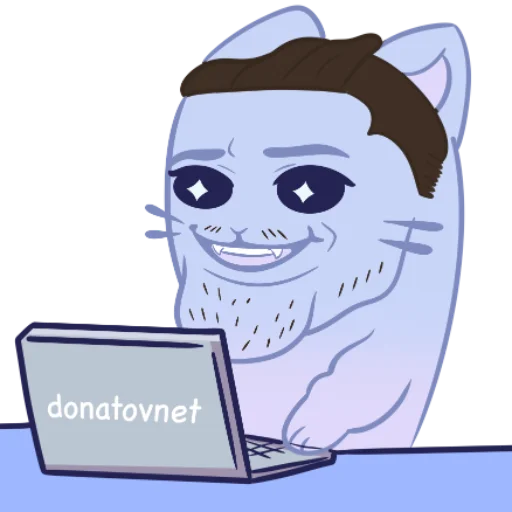 😁 Стикер «Котопризрак» для Telegram