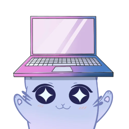 💻 Стикер «Котопризрак» для Telegram