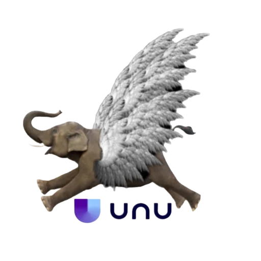 🐘 Стикер «UNU» для Telegram