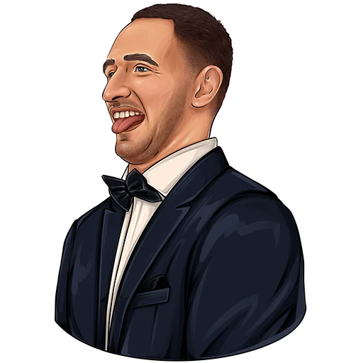 😝 Стикер «ЛИТВИН» для Telegram