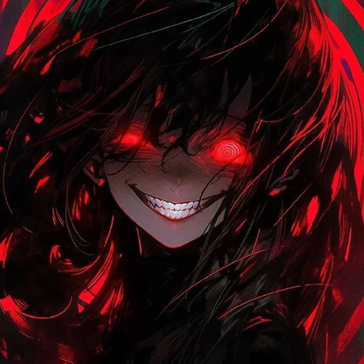 ♦️ Стикер «Red (anime chan)» для Telegram