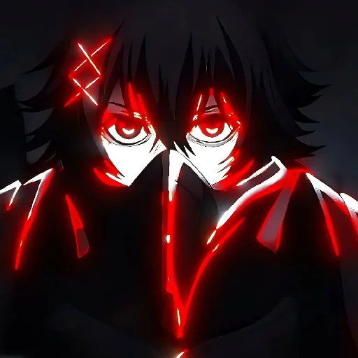 ♦️ Стикер «Red (anime chan)» для Telegram