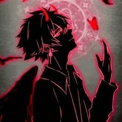 ♦️ Стикер «Red (anime chan)» для Telegram