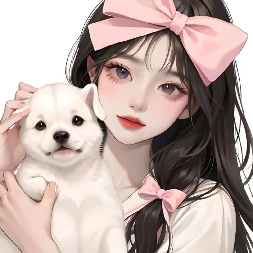 🦮 Стикер «Black (anime chan)» для Telegram