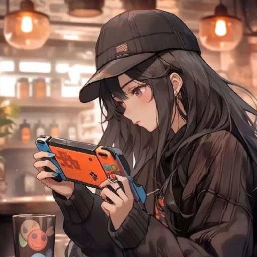😄 Стикер «Black (anime chan)» для Telegram