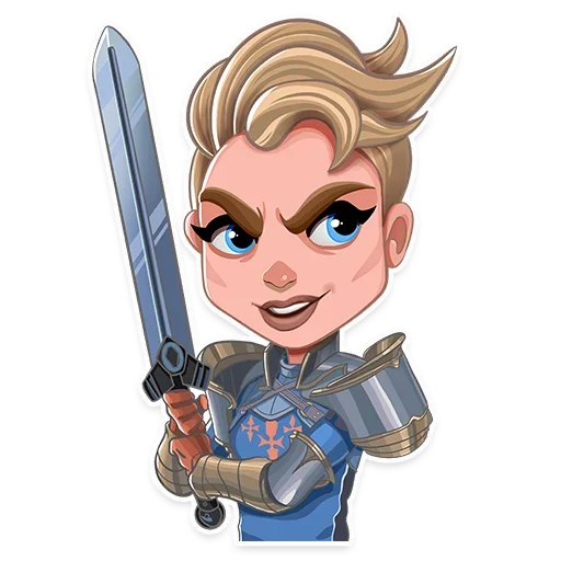 🗡 Стикер «Raid» для Telegram