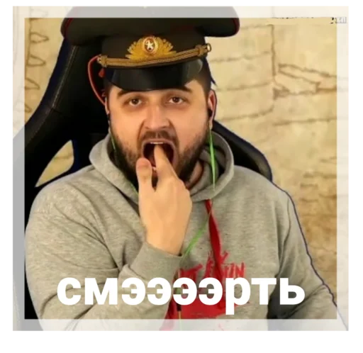 ☠️ Стикер «Хард плэй/ᐠ｡ꞈ｡ᐟ» для Telegram