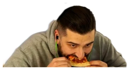 🍕 Стикер «Хард плэй/ᐠ｡ꞈ｡ᐟ» для Telegram