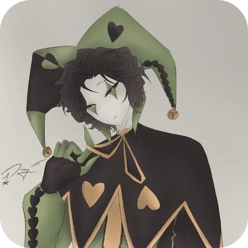 💚 Стикер «Harlequin The Freak Circus» для Telegram